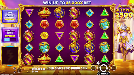 Gates of Olympus 2500 game grid